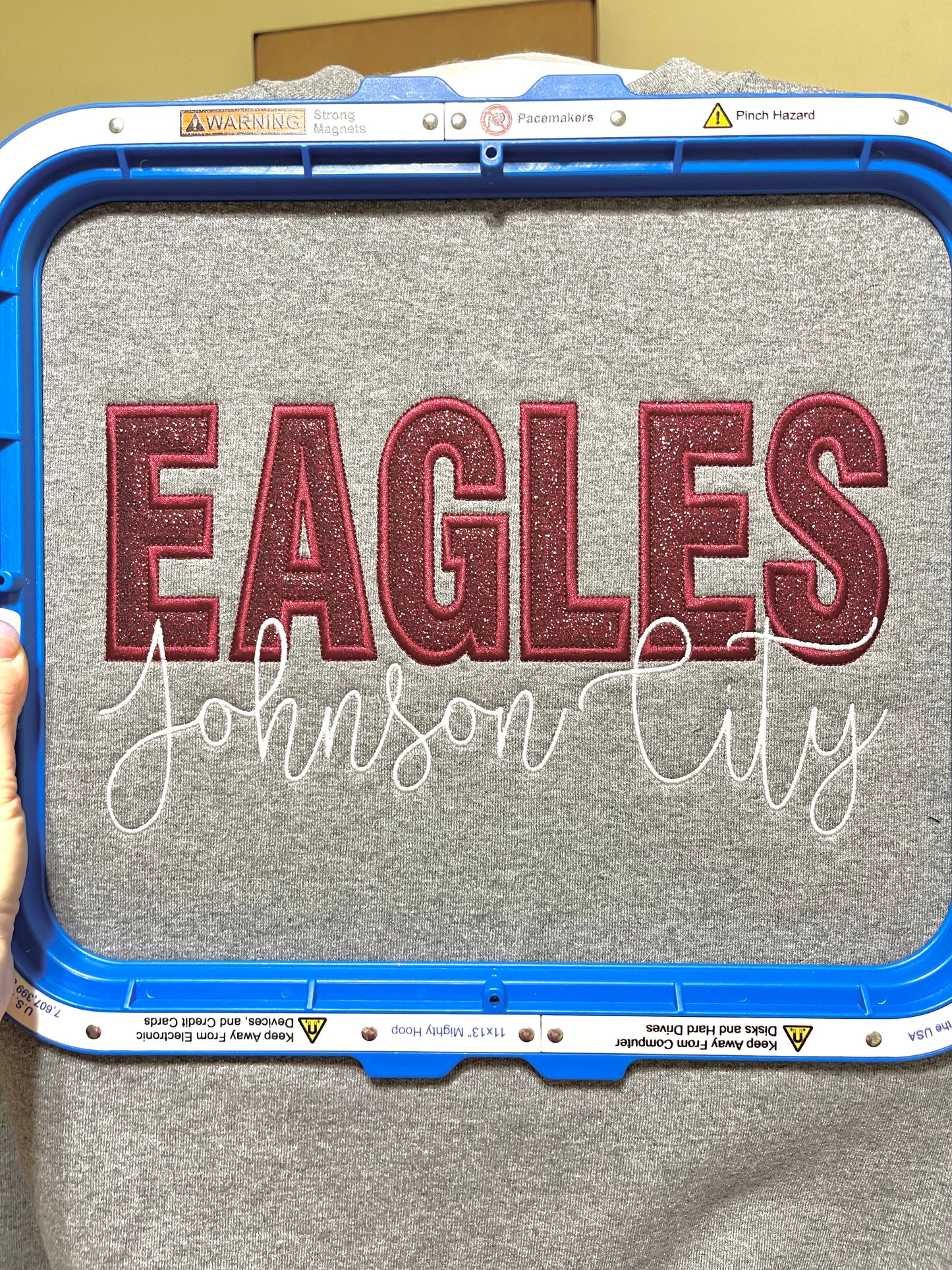 School Spirit Glitter Sweater