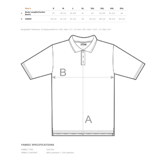 Black/Charcoal Mini-Stripe Vega Golf Men's Polo