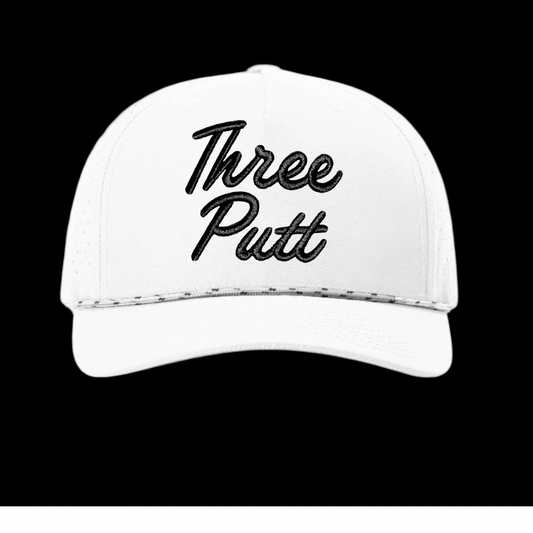 Three Putt 3D puff embroidered rope hat